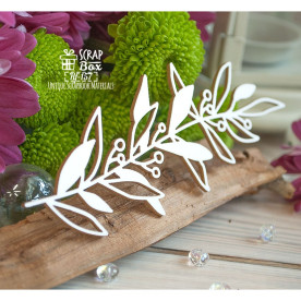 Чипборд веточка Розмарина, 49*126 мм от Scrapbox