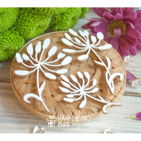 Чіпборд Клевер великий 3 шт, 40 * 65 мм від Scrapbox