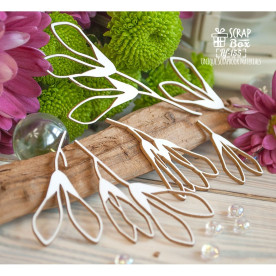 Чипборд набор семена клена, 38*84 мм от Scrapbox