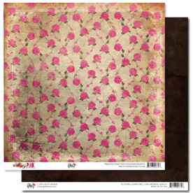 Двусторонняя скрапбумага Pretty in Pink - Roses от Glitz Design