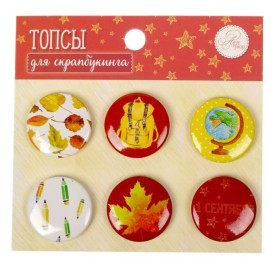 Набор топсов "Школа-это маленькая жизнь", 6 шт от АртУзор