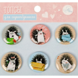 Набір ТОПС "Забавні їжачки", 6 шт від АртУзор