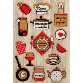 Наклейки декоративные "Пряности и радости" , 14 шт, АртУзор