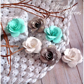 Набор цветов Аквамарин, 6 шт от Freetany Flowers