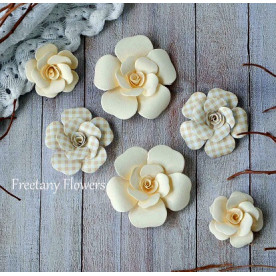 Набор цветов Ваниль, 6 шт от Freetany Flowers