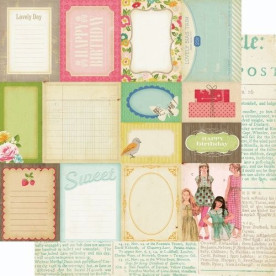 Двусторонняя скрапбумага Pretty Party - Accent Cuts от Crate Paper