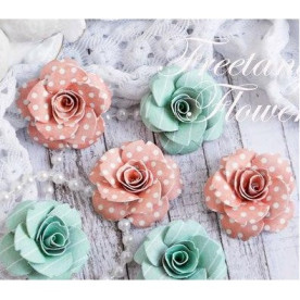 Набор цветов Коралл 2, 6 шт от Freetany Flowers