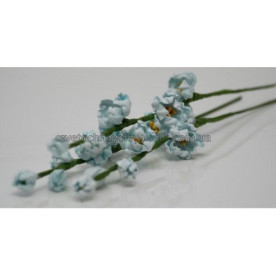 Веточки сакуры нежно голубые, размер цветка 2,5 см Цветочная Фея