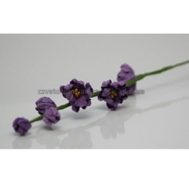 Веточки сакуры темно сиреневый, размер цветка 2,5 см Цветочная Фея