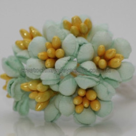 Набір Лютіков, колір бірюзовий, 5 шт, розмір 1,6 см від Квіткова Фея