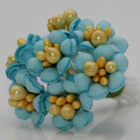 Набор Лютиков, цвет голубые, 5 шт, размер 1,6 см от Цветочная Фея