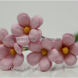 Набор цветов Незабудки, цвет нежно-розовый, 5 шт от Цветочная Фея
