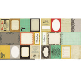 Двусторонняя скрапбумага Portrait - Accent Cuts от Crate Paper