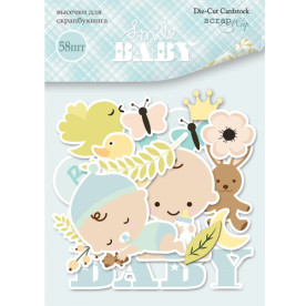 Набір вирубування для скрапбукінгу Smile Baby 58 шт від Scrapmir