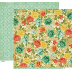 Двосторонній скраппапір Portrait - Bouqet від Crate Paper