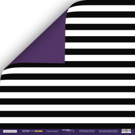 Аркуш двостороннього паперу Темні Лінії 30x30 см, 1 шт від Scrapmir