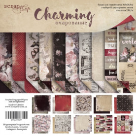 Набор двусторонней бумаги Charming (Очарование) 10 л, 30*30 см от Scrapmir