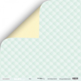 Аркуш двостороннього паперу, Baby, 30х30 см, Scrapmir