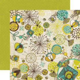 Двусторонняя скрапбумага Brooke - Float от Crate Paper