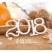 Чіпборд "2018", 50 * 23 мм від ScrapBox