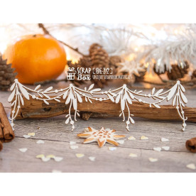 Чіпборд Гірлянди з омелли, 136 * 41 мм від ScrapBox