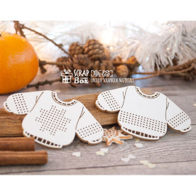 Чіпборд Набір для вишивки светри, 73 * 46 мм від ScrapBox