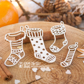 Чіпборд Набір шкарпеток, 24х54мм, ScrapBox