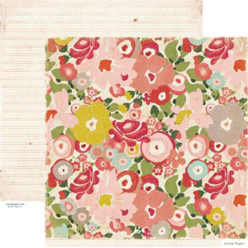 Двусторонняя скрапбумага Paper Heart - Petals от Crate Paper