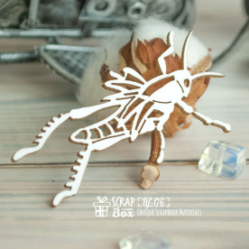 Чипборд Кузнечик, 61,3*40,2 мм от Scrapbox