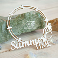 Чипборд, Рамка Summer Time, 67,4х70,8мм, Scrapbox