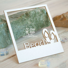 Чипборд слайд Beach, 60*67 мм от Scrapbox