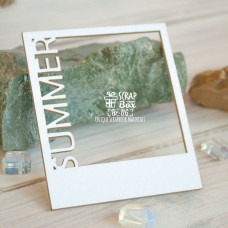 Чіпборд слайд Summer, 60х67мм, Scrapbox