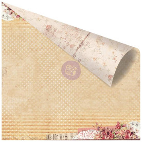 Аркуш паперу Little Love Clippings, з золотими елементами від Prima Marketing