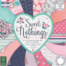 Набор бумаги Sweet Nothings, 16 листов, 30*30 см от First Edition