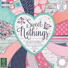 Набор бумаги Sweet Nothings, 16 листов, 20*20 см от First Edition