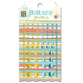 Набір самоклеючих страз і напівперлин Jewels Ad Lib,  Bo Bunny