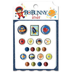 Набір брадс Blast Off! Brads від Bo Bunny