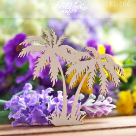 Чіпборд "Дві пальми", 68 * 62 мм від Вензелік