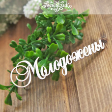 Чіпборд "Молодята", 86 * 28 мм від Вензелік