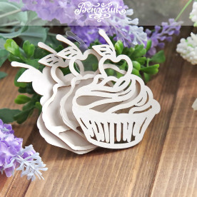 Чіпборд шейкер Тістечко, 70 * 51 мм від Вензелік