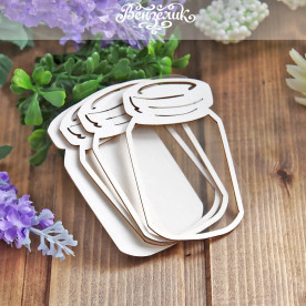 Чипборд шейкер Баночка 16, 77*45 мм от Вензелик