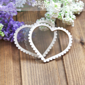 Чіпборд шейкер Серце, 64 * 72 мм від Вензелік