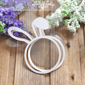 Чіпборд шейкер Зайчик, 115 * 80 мм від Вензелік