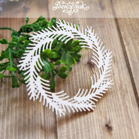 Чіпборд рамка Віночок, 81 * 80 мм від Вензелік