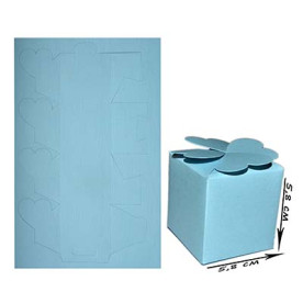 Заготівля коробочка з дизайнерського картону, колір блакитний, 27 * 17 см від Hobby & You