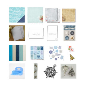 Набір для створення листівок Шеббі блакитний -50%