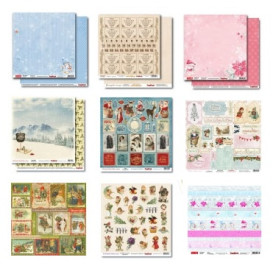 Великий новорічний набір від Scrapberry's 25 аркушів -60%