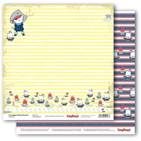 Двусторонняя бумага Пират, 30,5х30,5 см от ScrapBerry's