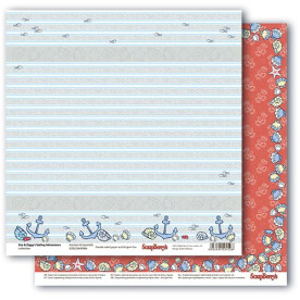 Двосторонній папір Затоплений якір, 30,5х30,5 см від ScrapBerry's