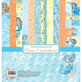 Набір паперу Казки Моря (6 + 2 листа), рус.яз, 30 * 30 см від ScrapBerry's